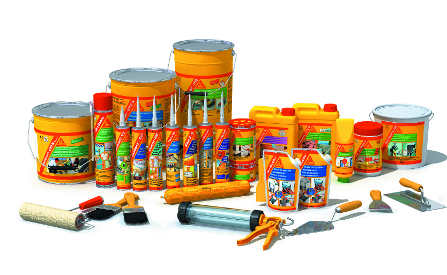 Материалы для укладки плитки в ванной Sika